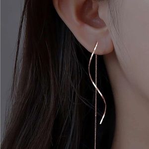 Threader earrings